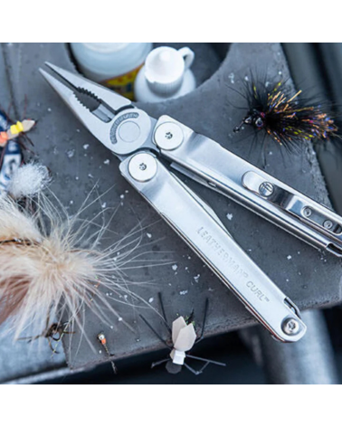 Pince Curl Stainless Leatherman multi outils 15 fonctions lame 2,9 po acier 420HC ciseaux à ressort