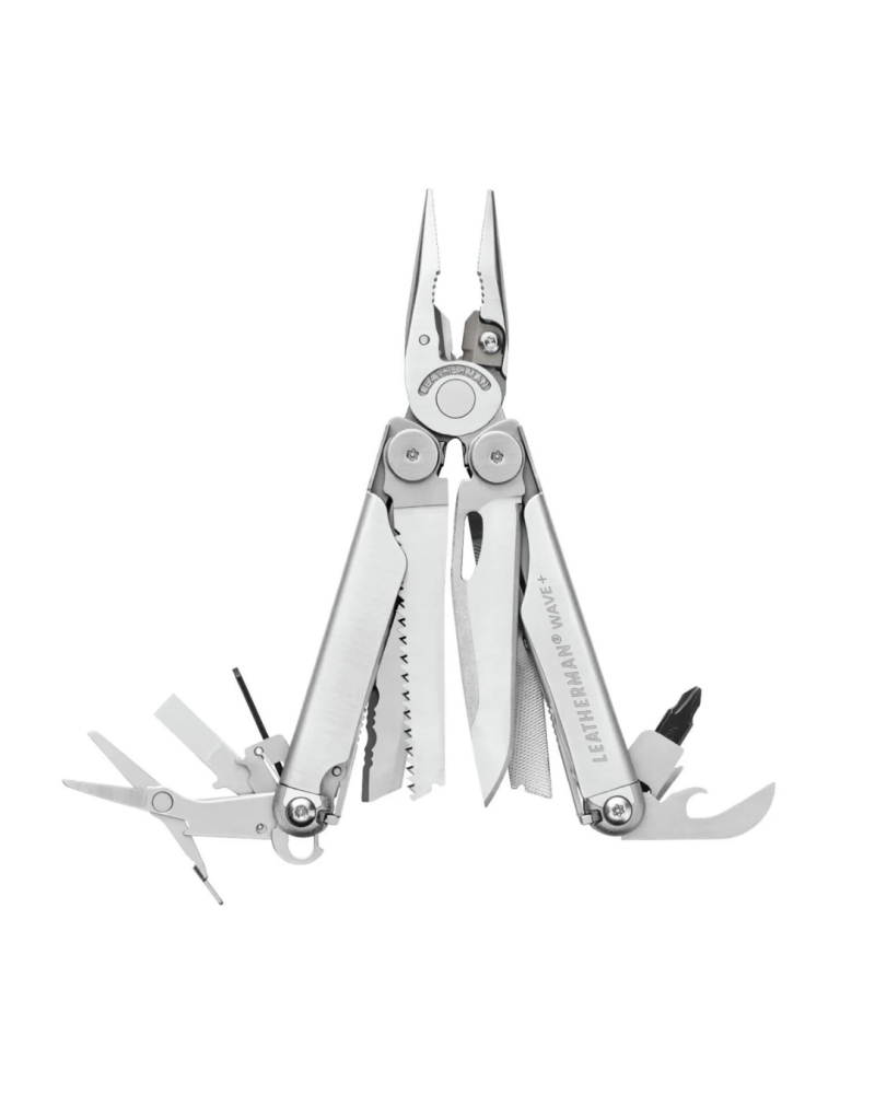 Pince Wave Stainless Leatherman multi outils 18 fonctions lame 2,92 po acier inoxydable 420HC ciseaux à ressort