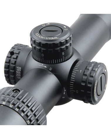 Lunette Veyron 6-24x44 IR FFP Vector Optics tube 30 mm réticule MPR-4 étanche anti-buée