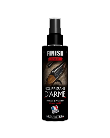 Nourrissant Protection Finish 200ml Armaestria — lubrifiant, protecteur et nourrissant pour armes