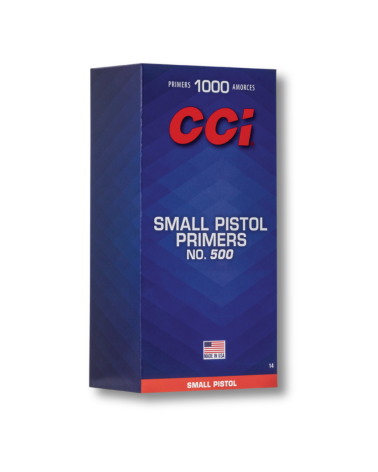 Pack 1000 amorces CCI Standard Small Pistol N500 en APS Strips rechargement rapide