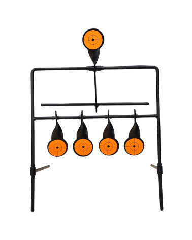 Cible basculante CIB21 Fuzyon Chasse pour carabine à plomb armature métallique