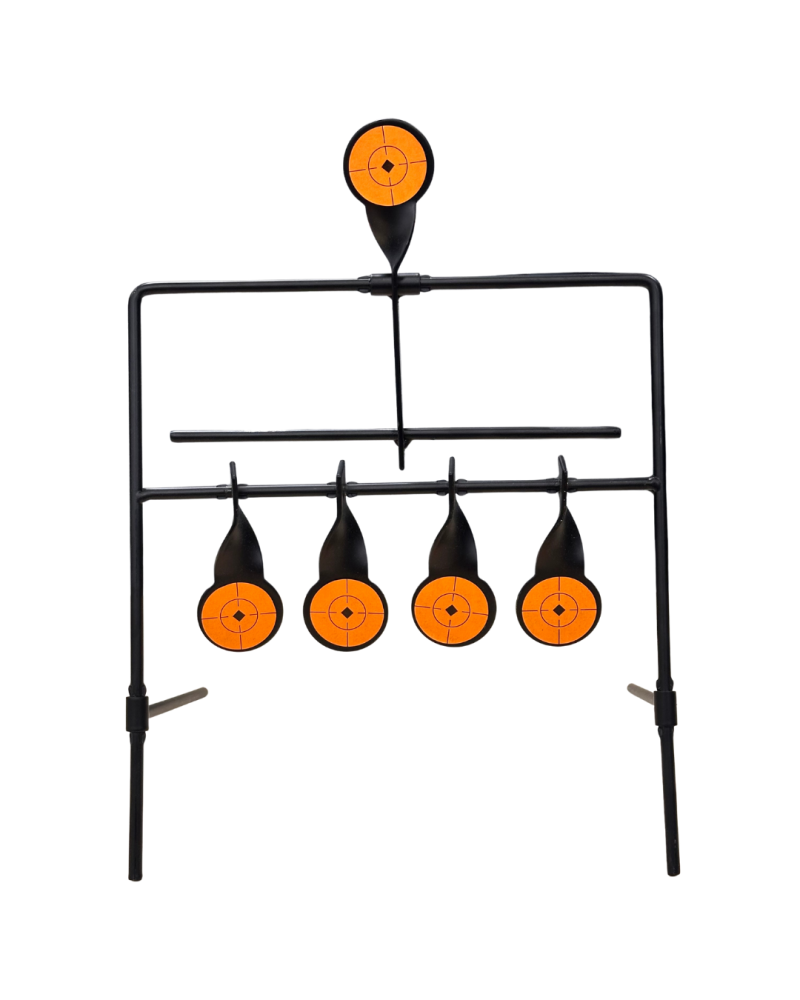 Cible basculante CIB21 Fuzyon Chasse pour carabine à plomb armature métallique