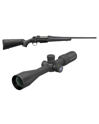 Pack Winchester XPR Composite 308 Win et lunette 6-24x50 FFP HD carabine filetée prête à recevoir optique