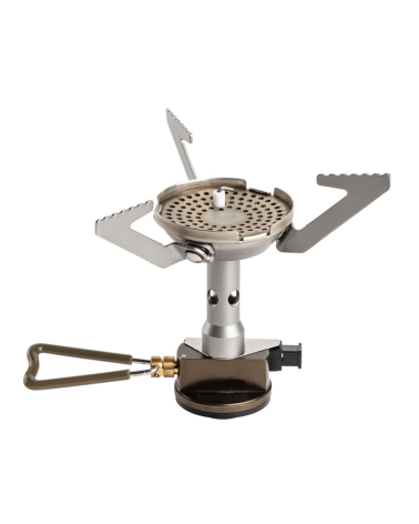 Réchaud à gaz TAC-BOIL A10 Equipment — compact, pliable et puissant, idéal pour bivouac tactique, survie
