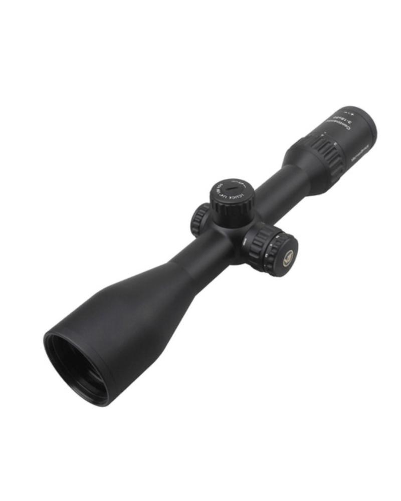 Lunette Continental X6 3-18x50 Ret 4 Vector Optics — optique haute précision avec verre ED