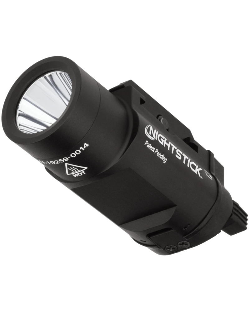 Lampe arme Nightstick TWM-850XLS 850 lumens, portée 245 m, ambidextre, strobe et étanchéité IPX7.