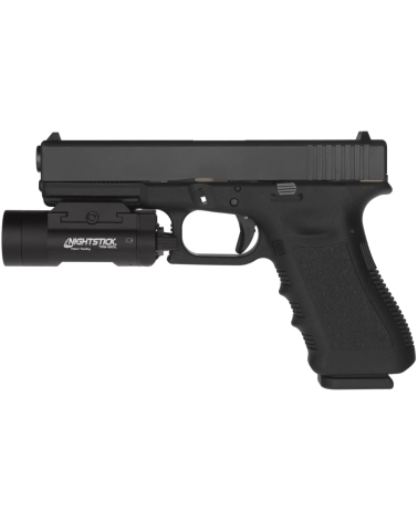 Lampe arme Nightstick TWM-850XLS 850 lumens, portée 245 m, ambidextre, strobe et étanchéité IPX7.