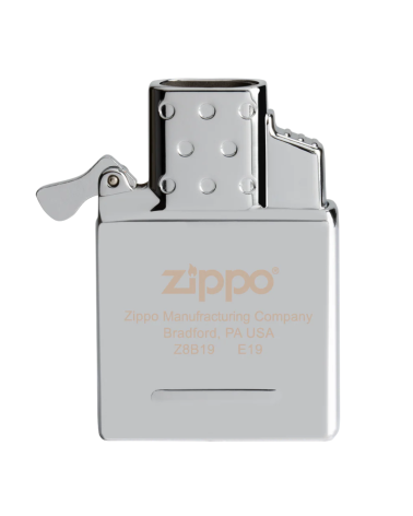 Insert Zippo tempête double flamme bleue rechargeable au butane, allumage piézo, compatible boîtiers Zippo standards