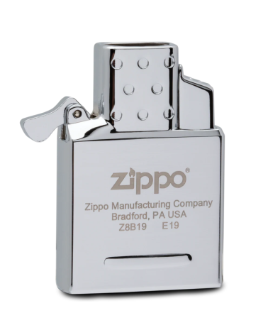 Insert Zippo tempête double flamme bleue rechargeable au butane, allumage piézo, compatible boîtiers Zippo standards