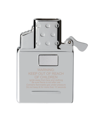 Insert Zippo tempête double flamme bleue rechargeable au butane, allumage piézo, compatible boîtiers Zippo standards