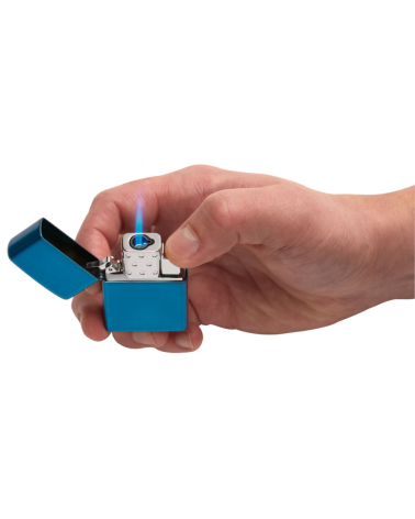 Insert Zippo tempête simple flamme bleue  rechargeable au butane, allumage piézo, compatible boîtiers Zippo standards