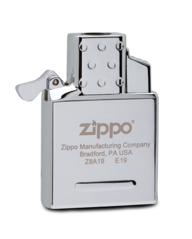 Insert Zippo tempête simple flamme bleue  rechargeable au butane, allumage piézo, compatible boîtiers Zippo standards