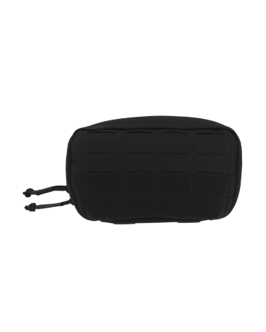 Pochette horizontale MOLLE noire Wyoming Opex — pochette tactique en Cordura 600D déperlant avec panneau Laser Cut