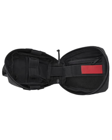 Trousse de Secours Multifonction MOLLE noire Opex — pochette médicale compacte et robuste en Cordura 600D