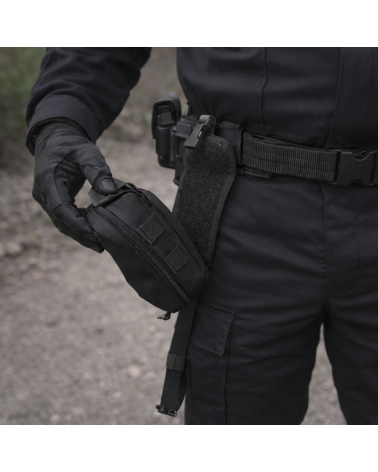 Trousse de Secours Multifonction MOLLE noire Opex — pochette médicale compacte et robuste en Cordura 600D