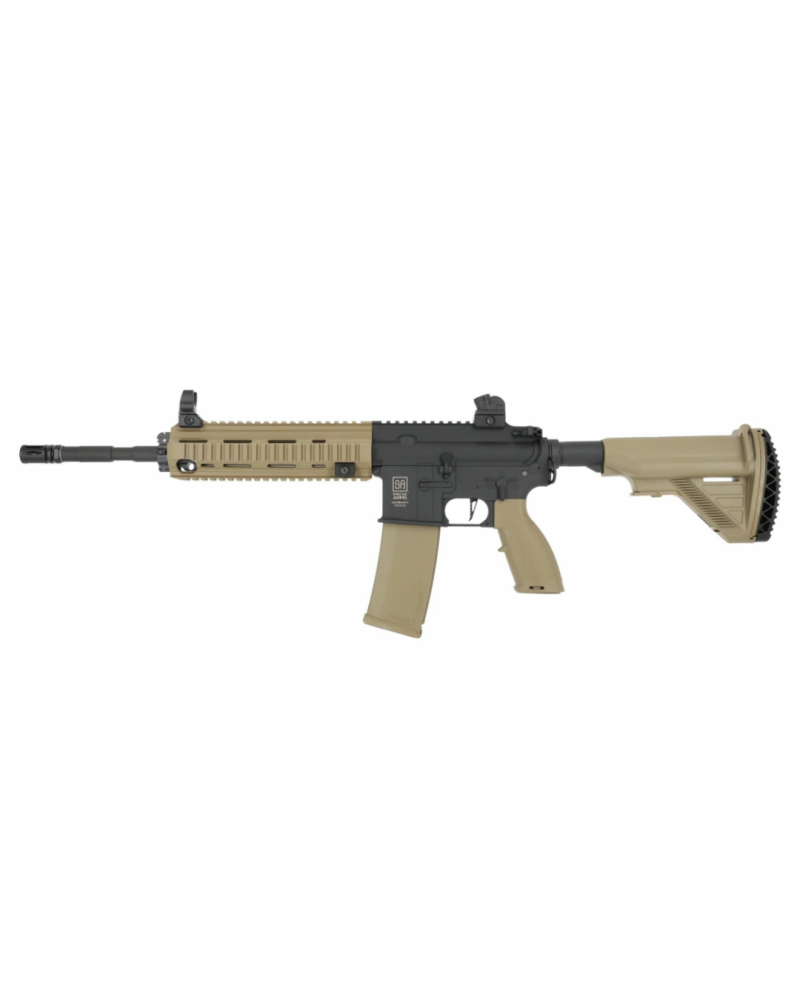 RÉPLIQUE SA-FH07 HAL FLEX TAN — Specna Arms, gearbox V2 ESA, système HAL programmable, crosse 5 positions