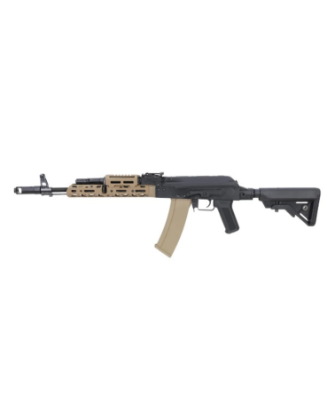 RÉPLIQUE SA-PJ15 KPYK ASTER II BLDC TAN collaboration Specna Arms × KPYK, moteur brushless Dark Matter, ETU Aster II Bluetooth