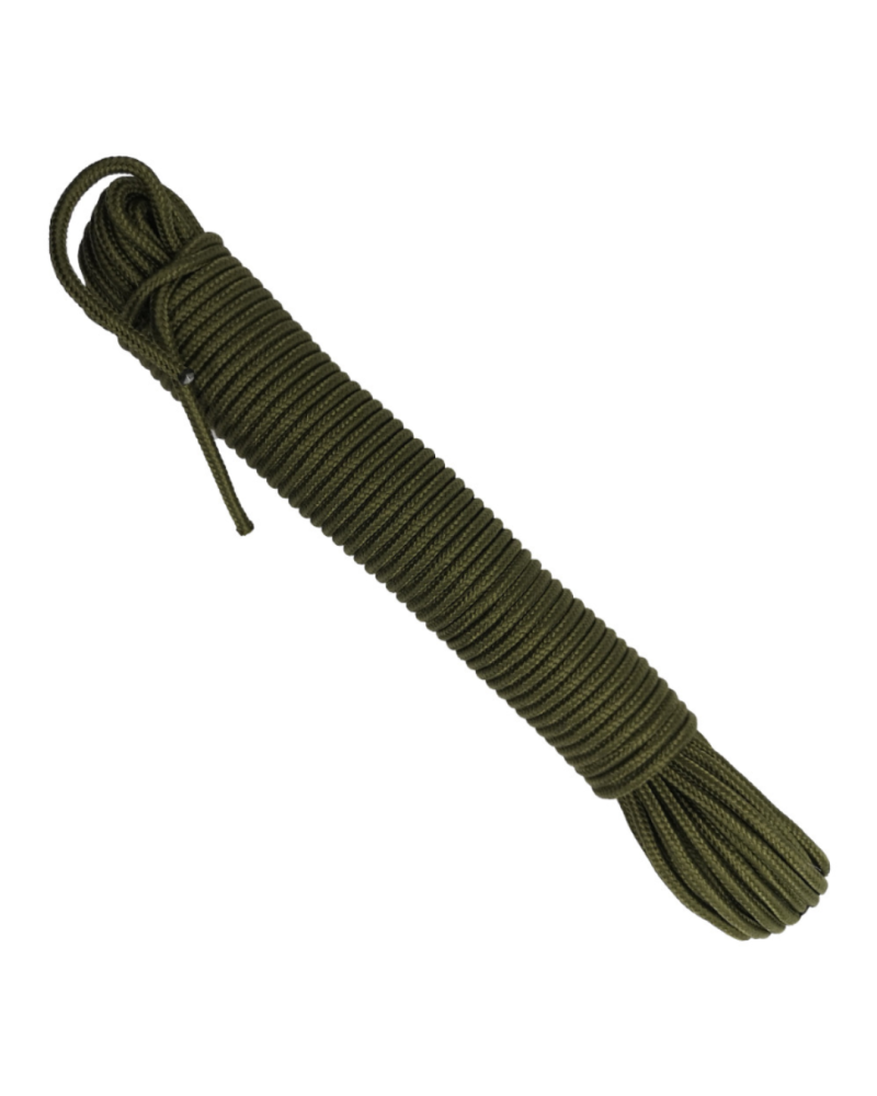 Paracorde 15 m x 3 mm vert olive A10 Equipment — robuste, légère et polyvalente
