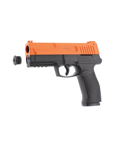Pack P2P Secure 68P .68 Umarex marqueur CO2 6 coups 16 J, Quick-Piercing, livré en mallette avec billes poivre, craie