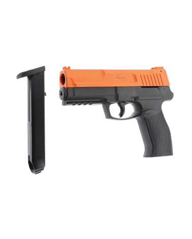 Pack P2P Secure 68P .68 Umarex marqueur CO2 6 coups 16 J, Quick-Piercing, livré en mallette avec billes poivre, craie