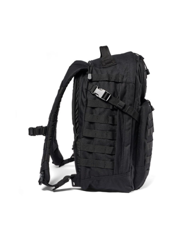 Sac à dos Rush 24 2.0 noir 5.11 Tactical — sac tactique 37L en nylon 1050D DWR avec poches multiples