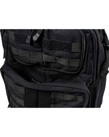 Sac à dos Rush 24 2.0 noir 5.11 Tactical — sac tactique 37L en nylon 1050D DWR avec poches multiples