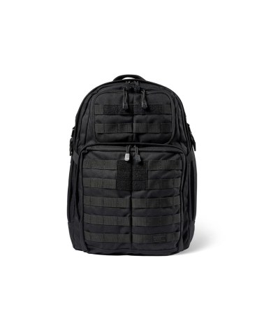 Sac à dos Rush 24 2.0 noir 5.11 Tactical — sac tactique 37L en nylon 1050D DWR avec poches multiples