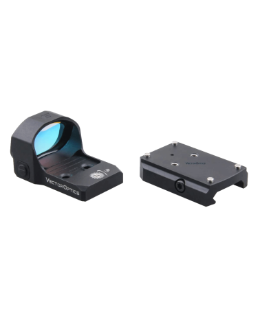 Point rouge Vector Optics Frenzy FM 1x20x28 3 MOA — compact, précis et résistant, idéal pour compétition IPSC