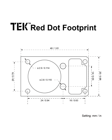 Point rouge Vector Optics Frenzy FM 1x20x28 3 MOA — compact, précis et résistant, idéal pour compétition IPSC