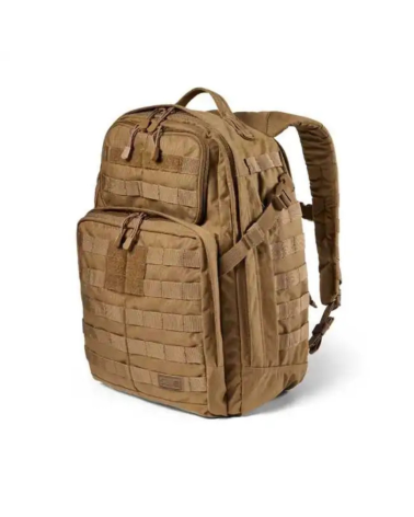 Sac à dos Rush 24 2.0 coyote 5.11 Tactical — sac tactique 37L en nylon 1050D résistant à l’eau avec poches multiples