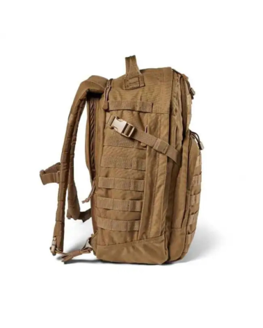 Sac à dos Rush 24 2.0 coyote 5.11 Tactical — sac tactique 37L en nylon 1050D résistant à l’eau avec poches multiples