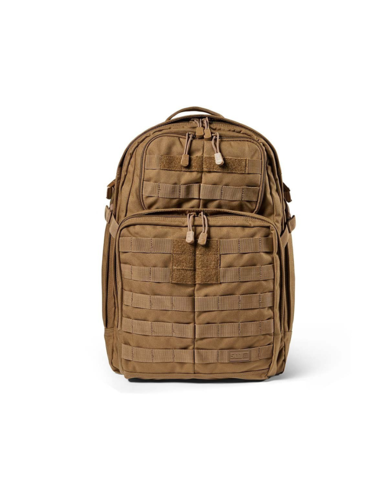 Sac à dos Rush 24 2.0 coyote 5.11 Tactical — sac tactique 37L en nylon 1050D résistant à l’eau avec poches multiples