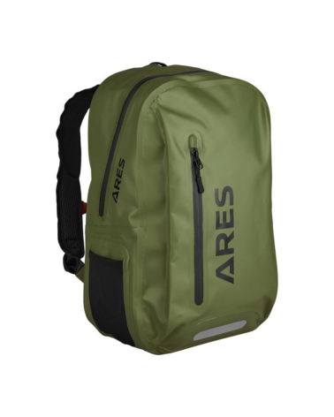 Sac à dos Miami 27L vert ARES — sac pratique et résistant avec fermeture étanche, compartiment ordinateur amovible