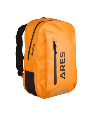 Sac à dos étanche Miami 27L orange ARES — sac robuste avec zip étanche, organiseur intérieur amovible et rangements pratiques
