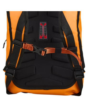Sac à dos étanche Miami 27L orange ARES — sac robuste avec zip étanche, organiseur intérieur amovible et rangements pratiques