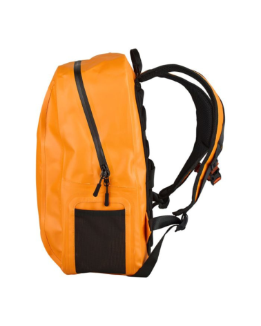 Sac à dos étanche Miami 27L orange ARES — sac robuste avec zip étanche, organiseur intérieur amovible et rangements pratiques