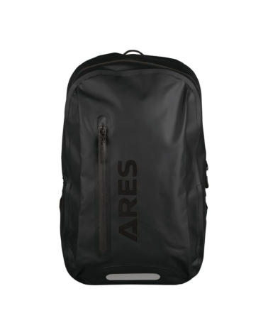 Sac à dos Miami 27L noir ARES — sac robuste en PVC 500D étanche aux projections avec organiseur intérieur amovible