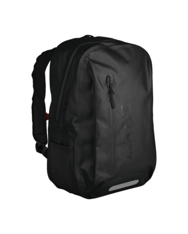 Sac à dos Miami 27L noir ARES — sac robuste en PVC 500D étanche aux projections avec organiseur intérieur amovible