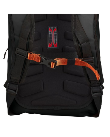 Sac à dos Miami 27L noir ARES — sac robuste en PVC 500D étanche aux projections avec organiseur intérieur amovible