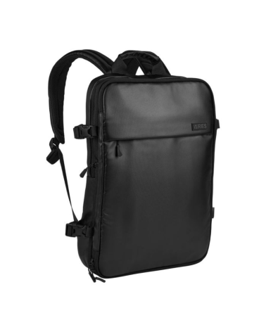 Sac à dos Traveler 20L noir A.R.E.S. — sac fonctionnel avec compartiments pour vêtements et ordinateur, prise USB