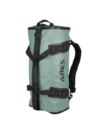 Sac étanche Beluga TPU 36L vert Ares — sac de transport étanche avec fermeture zip immersion et port sac à dos
