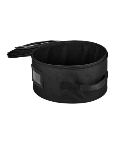 Porte casquette luxe noir ARES — étui rigide avec miroir amovible et compartiment médailles conçu pour protéger