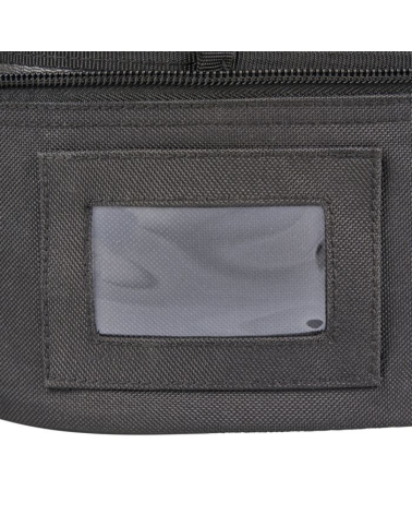 Porte képi luxe noir ARES — étui rigide avec miroir amovible et compartiment accessoires pour protéger et transporter