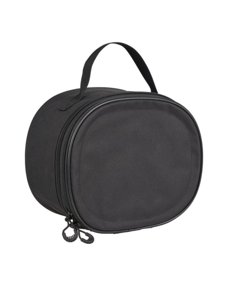 Porte képi luxe noir ARES — étui rigide avec miroir amovible et compartiment accessoires pour protéger et transporter