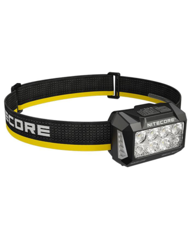 Lampe frontale Nitecore HA25 UHE 800 lumens avec triple température de couleur et batterie rechargeable pour randonnée