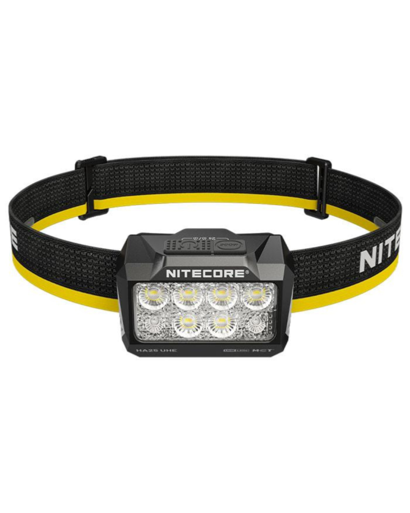 Lampe frontale Nitecore HA25 UHE 800 lumens avec triple température de couleur et batterie rechargeable pour randonnée