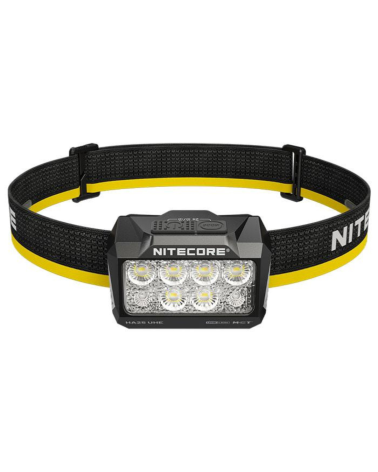 Lampe frontale Nitecore HA25 UHE 800 lumens avec triple température de couleur et batterie rechargeable pour randonnée
