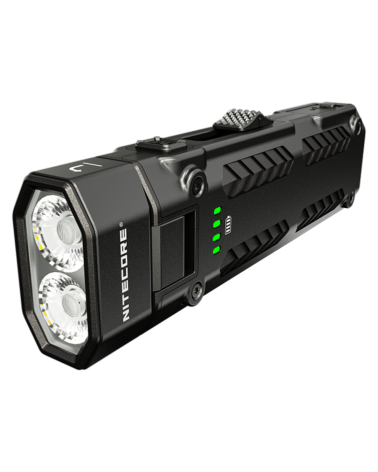 Lampe torche compacte Nitecore EDC09 1600 lumens avec tête rotative et base magnétique pour usage quotidien et outdoor.