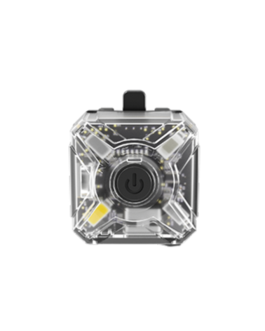 Lampe de position tactique Nitecore NU06LE compacte avec 9 modes lumineux et fixation casque rail ARC ou système MOLLE.